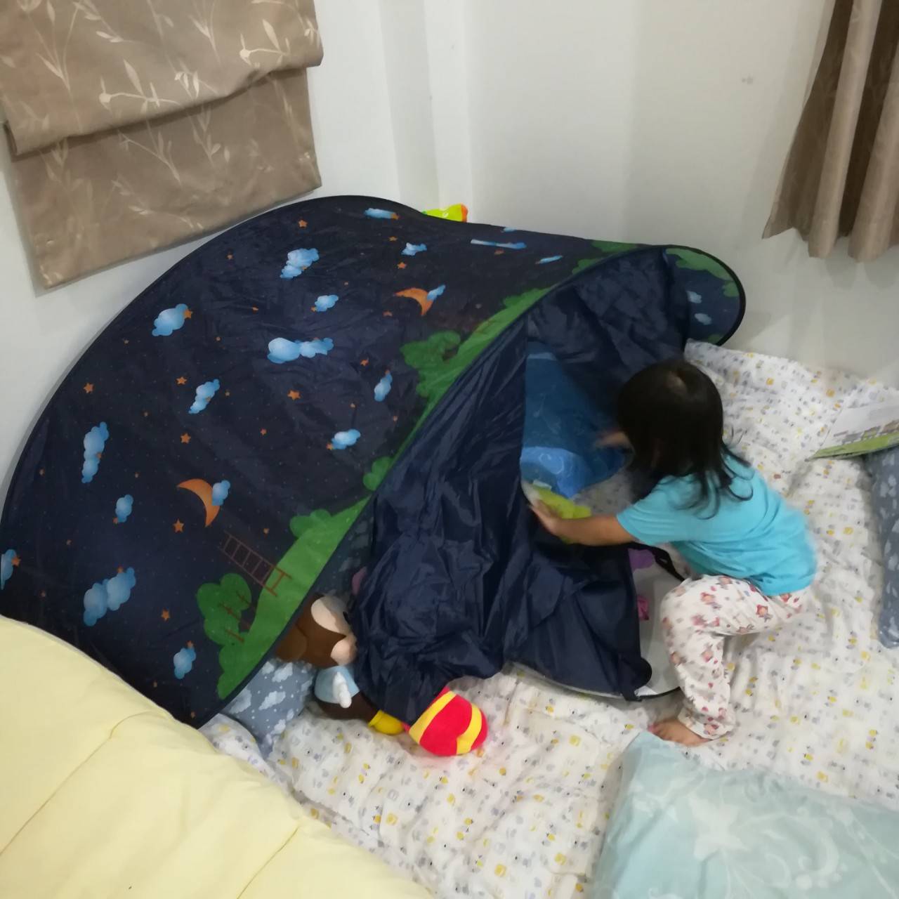 เต็นท์เด็ก ครอบหัวเตียง