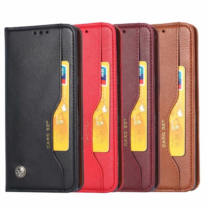 เคส Samsung Galaxy Note 10 lite #เคสฝาพับแบบกระเป๋าสตางค์หนัง PU มีช่องเสียบบัตรคุณภาพดี
