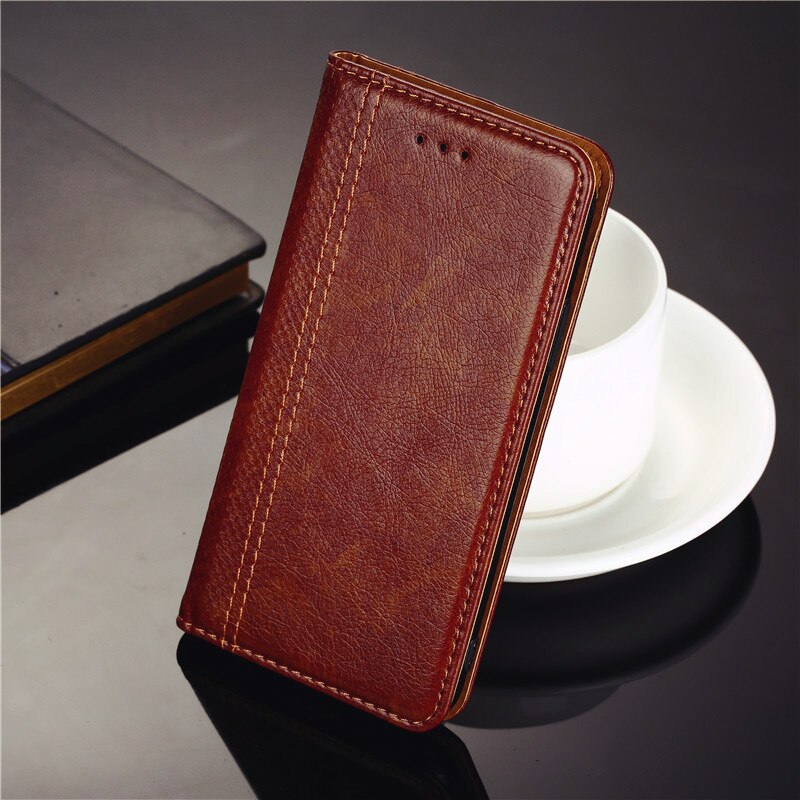 เคส OPPO F11 #เคสฝาพับปกหนังสไตล์วินเทจดูดซับอัตโนมัติแบบกระเป๋าสตางค์