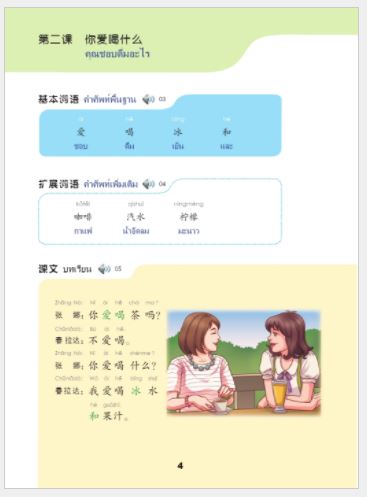 ภาษาจีนวันละนิดเล่ม 2 + MPR 天天汉语—泰国中学汉语课本 2 Everyday Chinese--- Chinese Course Book Vol. 2 + MPR