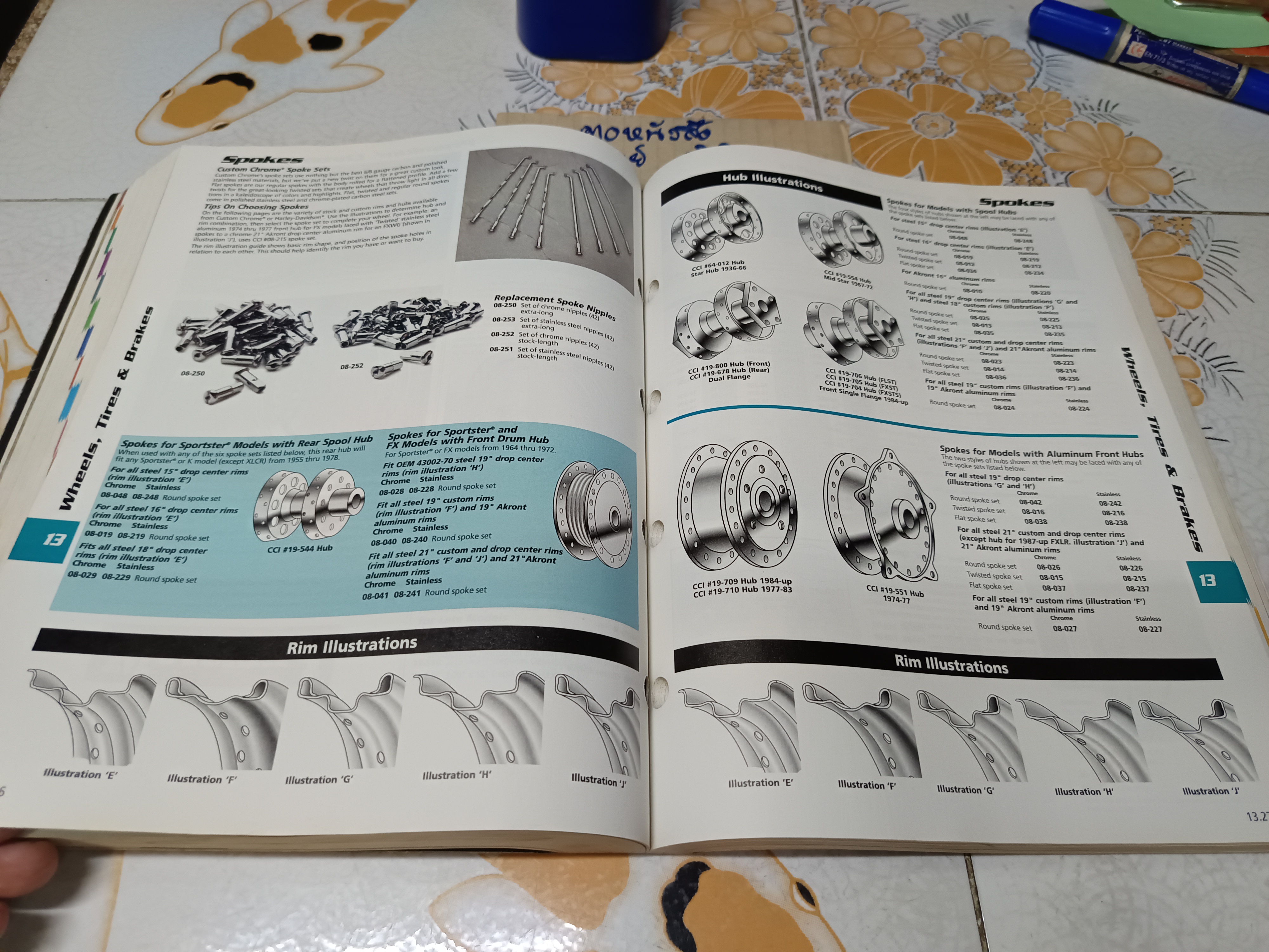 Custom Chrome 2001 World's Finest Products for Harley-Davidson.