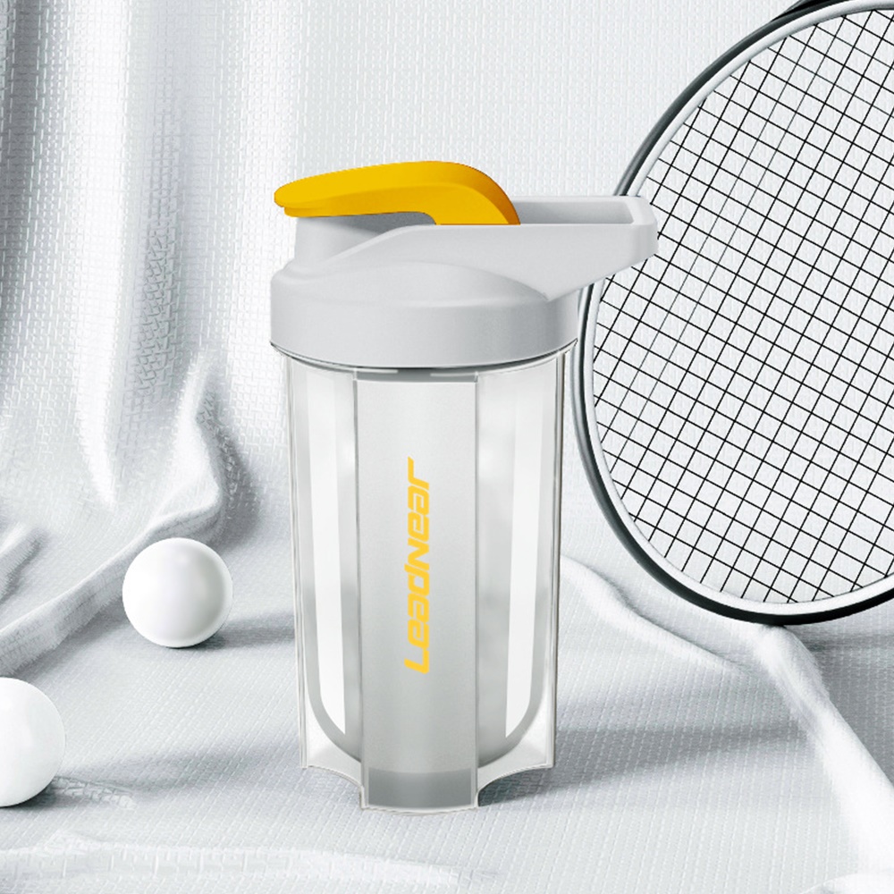 ขวดน้ำพกพาขนาด 500 600 700 ml ฟรีตะกร้อเขย่าในขวดน้ำและชุดอุปกรณ์ทำความสะอาด 1ชุด (L23)