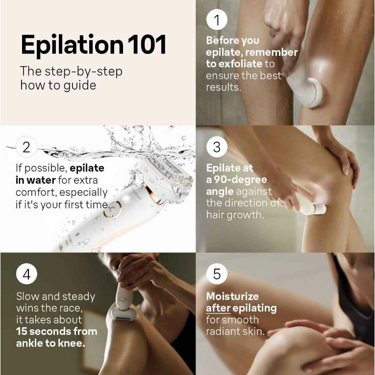 (Braun®) Silk épil 9 Flex Epilator Beauty Set with FaceSpa, SES 9300 3D เครื่องโกนขนไฟฟ้า สปาผิว