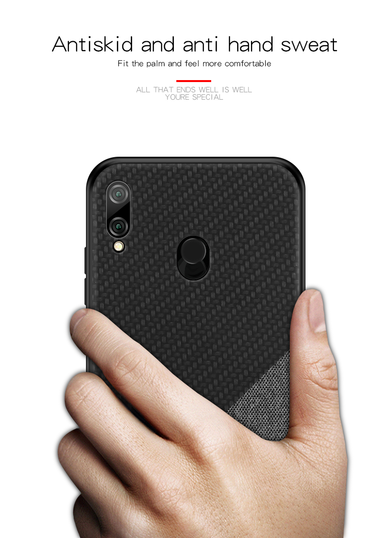 Case Huawei Y9 (2019) #เคสฝาหลัง MOFI Honor Series รุ่น PU + PC + TPU Combo