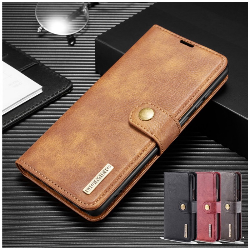 Case Samsung Galaxy Note 20 / Note 20 5G #เคสสไตล์กระเป๋าสตางค์แบบแยกส่วน DG.MING Detachable 2-in-1 Wallet Split Leather