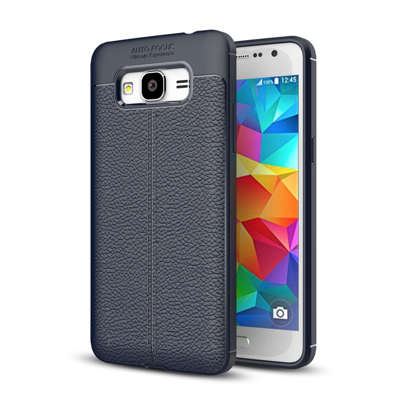 Case Samsung Galaxy J2 Prime #เคสฝาหลัง TPU ลายหนัง PU ผิวลิ้นจี่ช่วยป้องกันลายนิ้วมือและกันลื่นได้ดี
