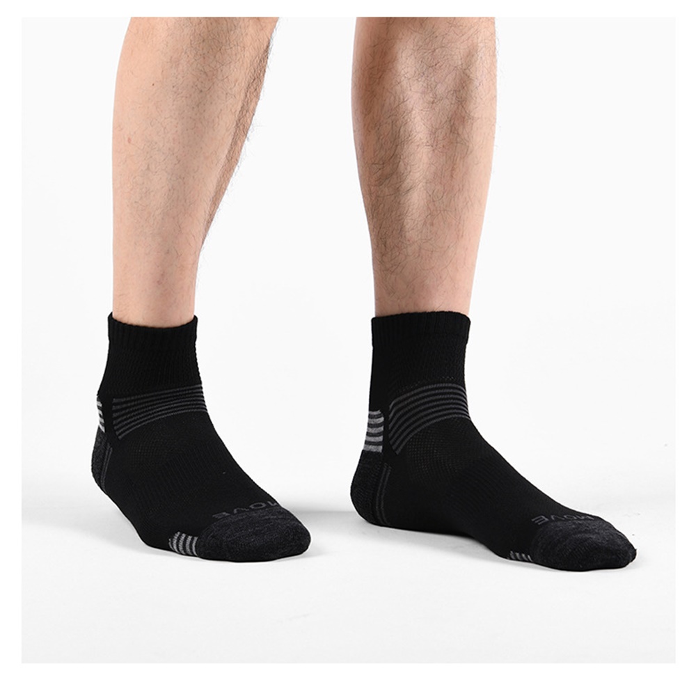 ถุงเท้าวิ่ง โพลีเอสเตอร์/สแปนเด็กซ์ เหมาะสำหรับวิ่ง MEIKAN Best Running Compression Socks (N28)