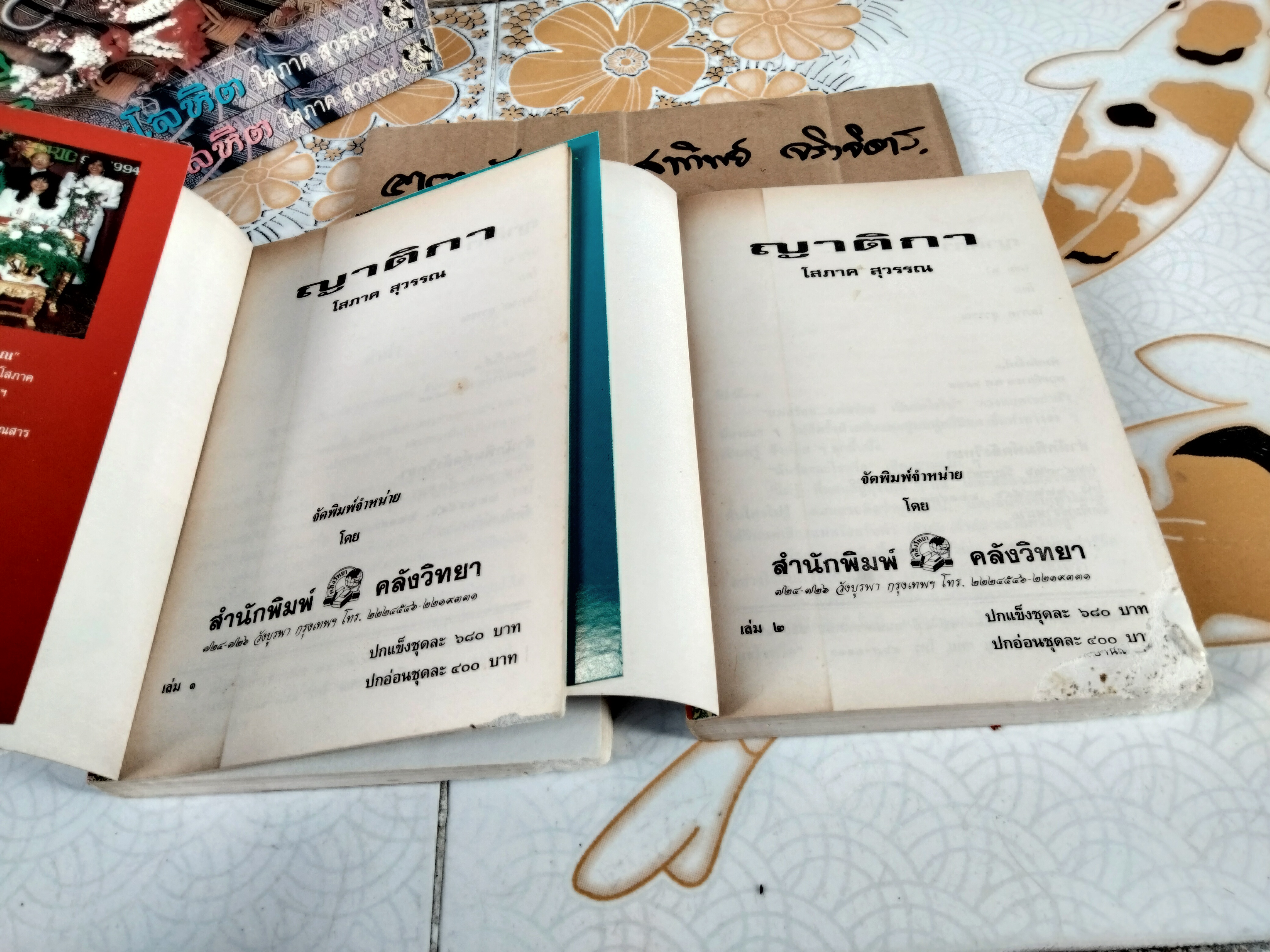 ญาติกา (2 เล่มจบ) - โสภาค สุวรรณ **ตำหนิโดนปลวกกิน **สินค้าหมด**