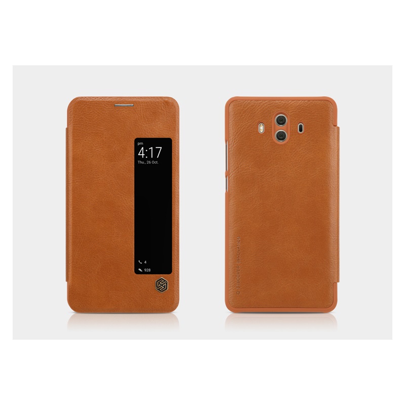 เคส Huawei Mate 10 #เคสฝาพับ Nillkin แท้รุ่น Qin Series คุณภาพดีสีสันสวยงาม