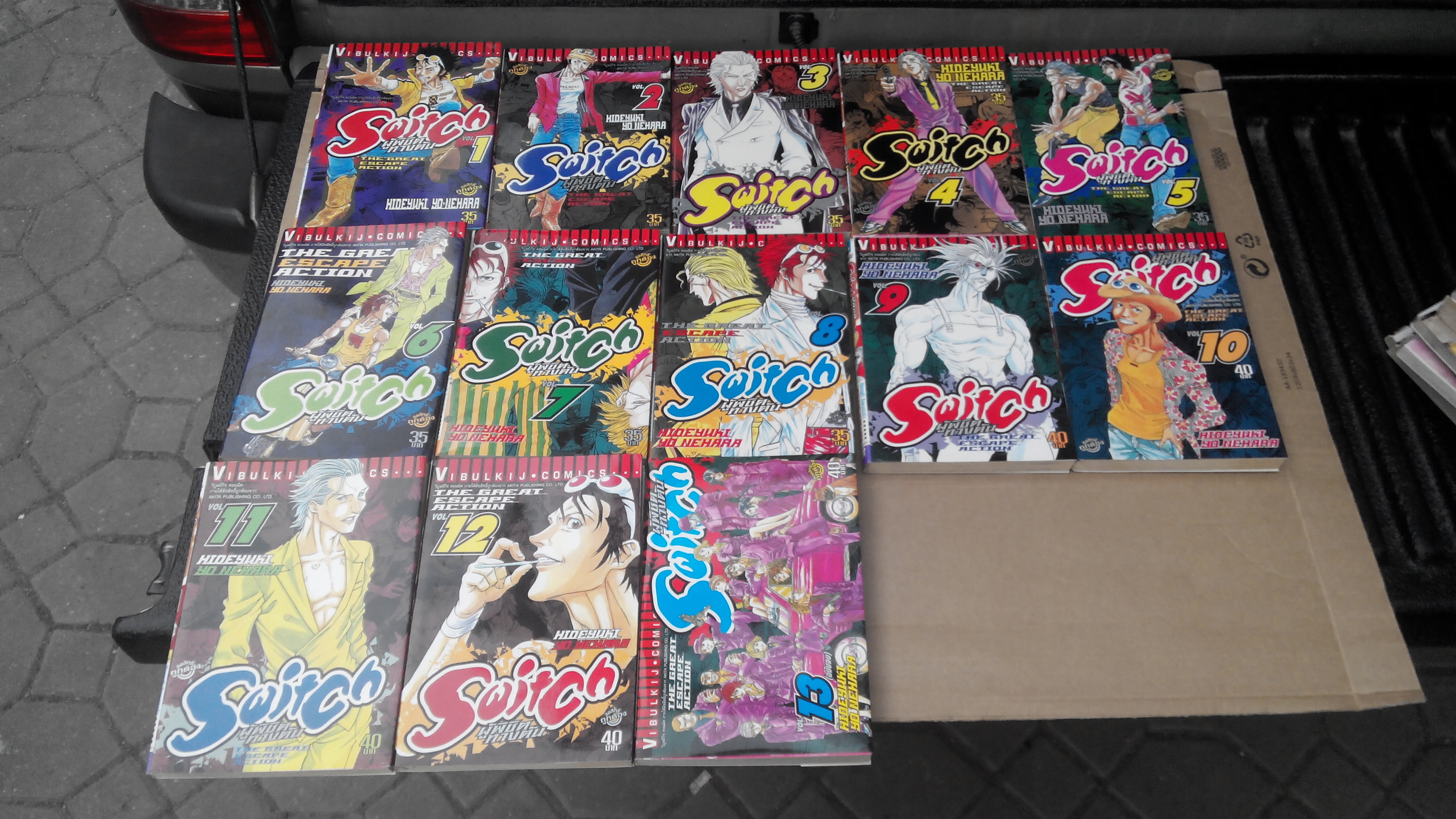 Switch ผู้พิชิตทางตัน 13 เล่มจบ โดย Hideyuki Yonehara ฮิเดยูกิ โยเนฮาร่า