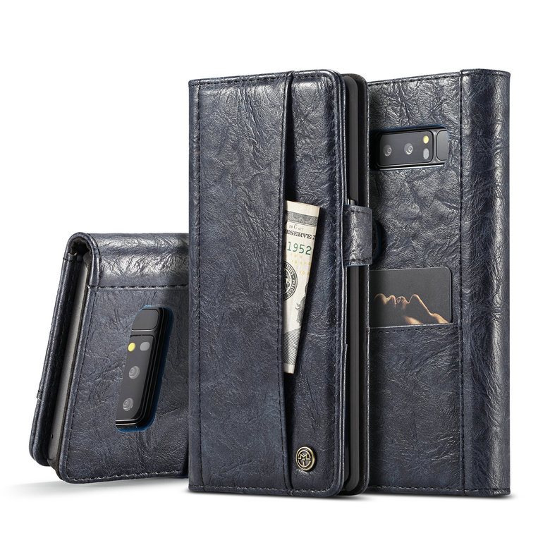 Case Samsung Galaxy Note 8 SM-N950 #เคสฝาพับสไตล์วินเทจ CASEME Vintage Style Card Holder PU Leather