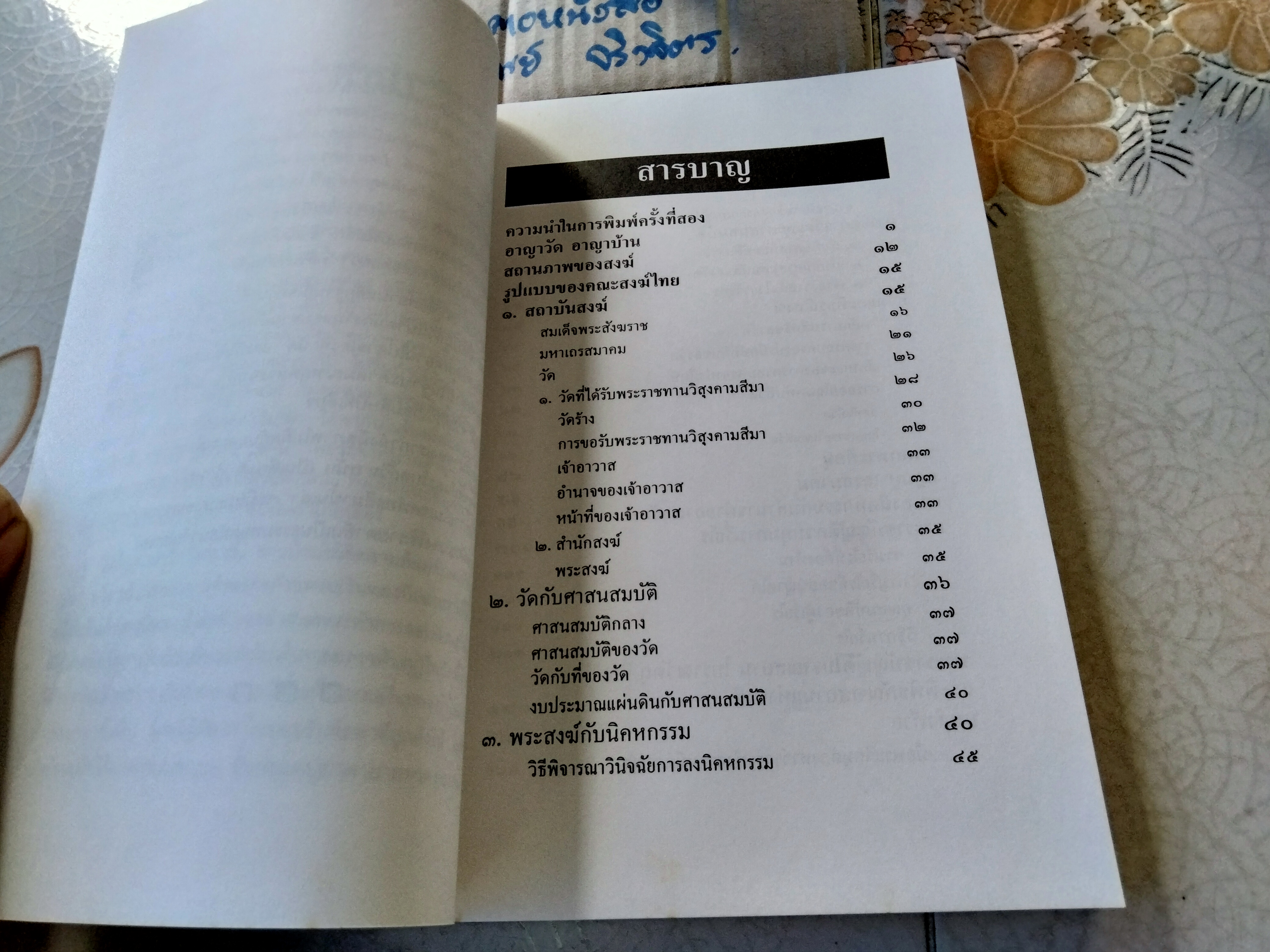 อาญาวัด อาญาบ้าน กฎหมายสำหรับเจ้าอาวาส พระสงฆ์ ไวยาวัจกร และพุทธศาสนิกชน โดย สมพร พรหมหิตาธร **สินค้าหมด**