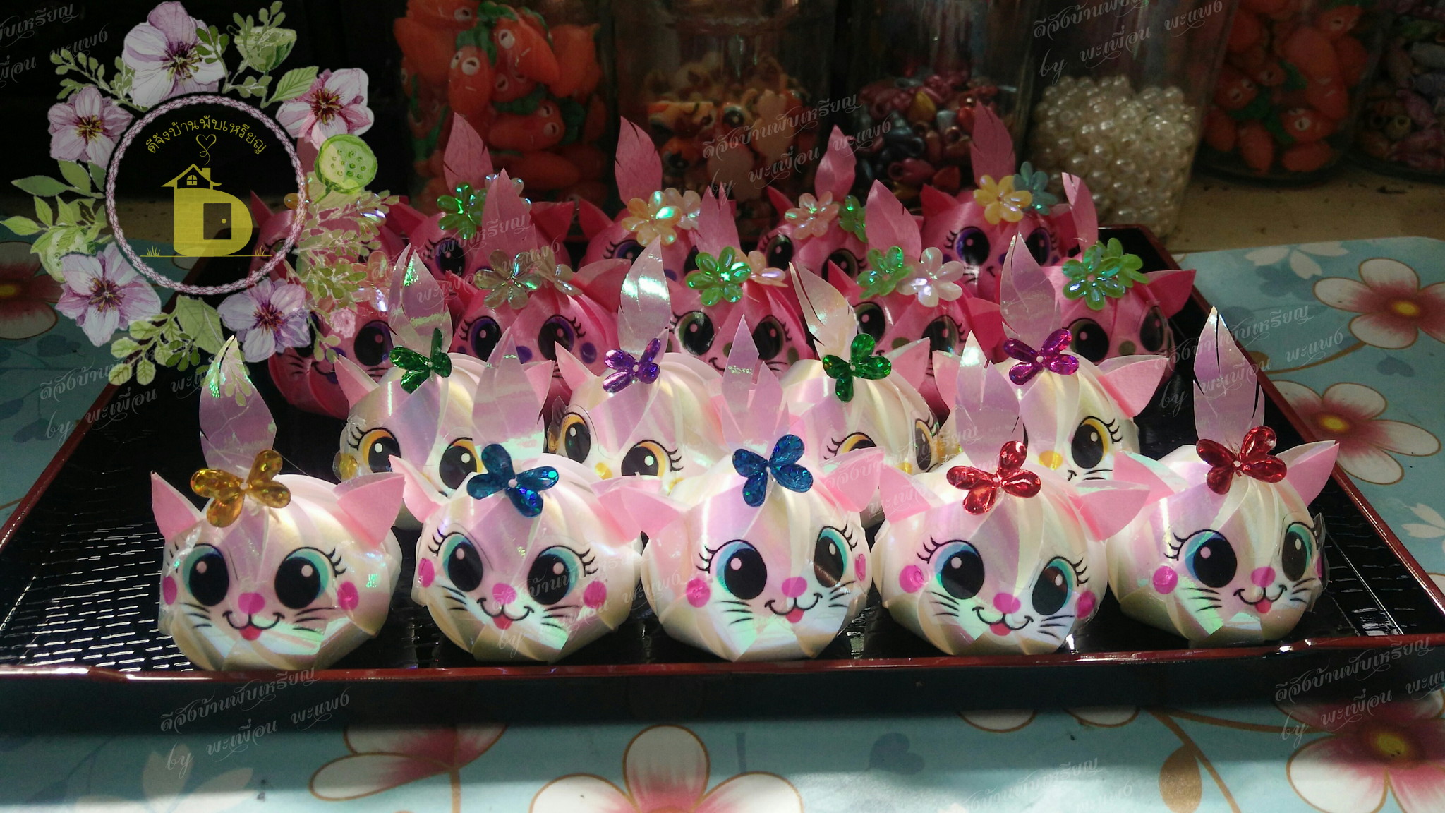 หน้าแมวมารี 🐾(ทรงแอปเปิ้ล)