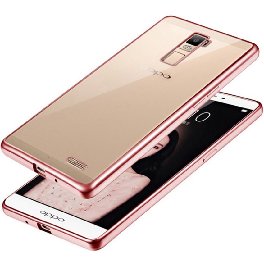 Case OPPO R7 Plus #เคสฝาหลัง TPU นิ่มโปร่งใสขอบเงากันรอยขีดข่วนได้ดี