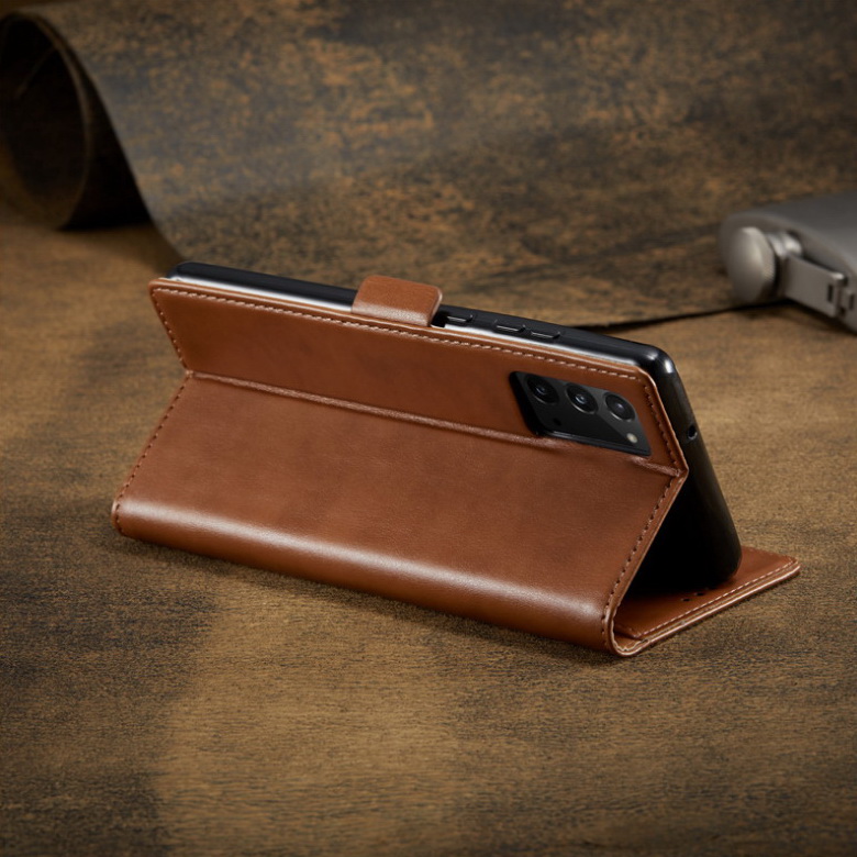เคส Samsung Galaxy S20 Ultra / S20 Ultra 5G #เคสฝาพับหนัง PU สไตล์กระเป๋าสตางค์พร้อมช่องใส่การ์ด Luxury Flip Stand Card Phone Leather Wallet Cover Casing