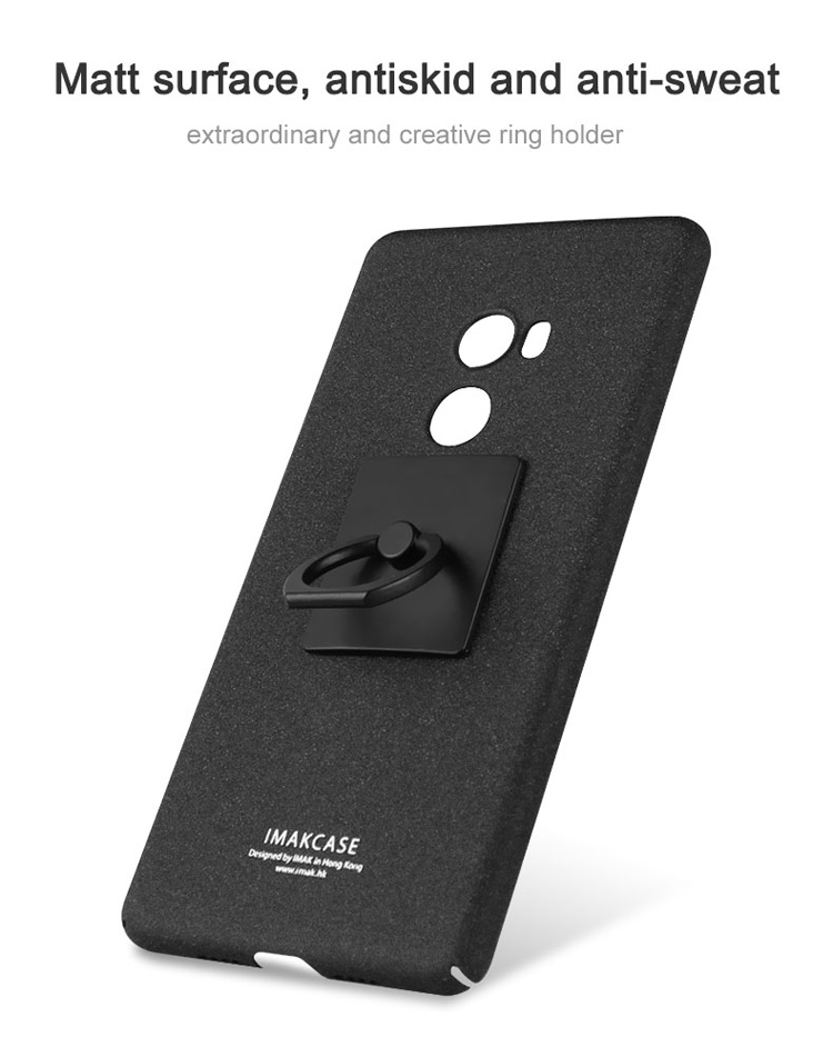 Case Xiaomi Mi Mix 2 #เคสฝาหลัง IMAK Cowboy พร้อมขาตั้งแหวน + ฟิล์มหน้าจอ