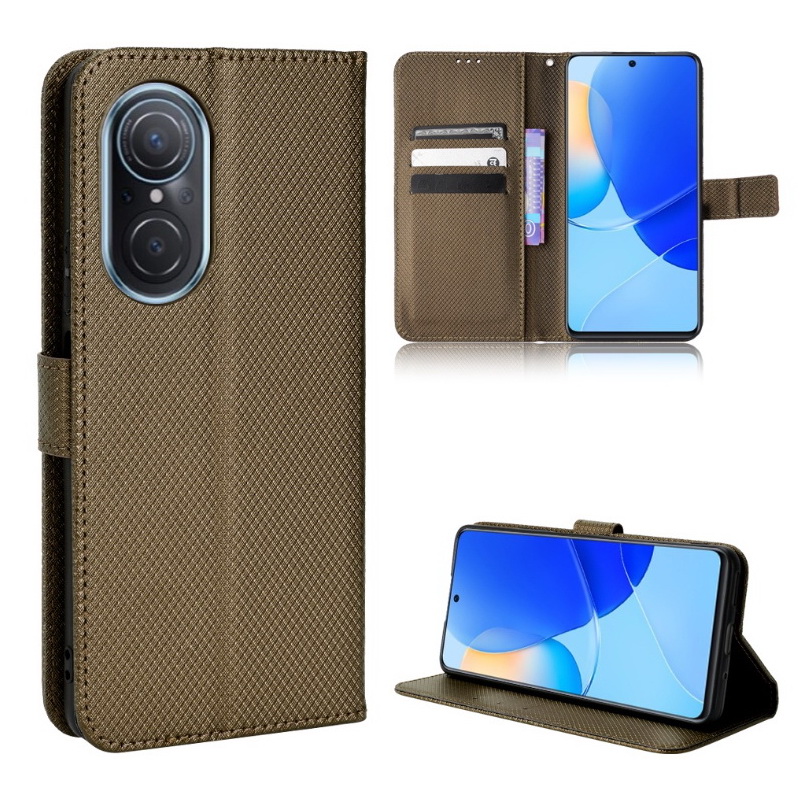 เคส Huawei Nova 9 SE #เคสฝาพับแบบกระเป๋าสตางค์หนัง PU มีช่องใส่บัตร Leather Wallet Card Holder Phone Cover