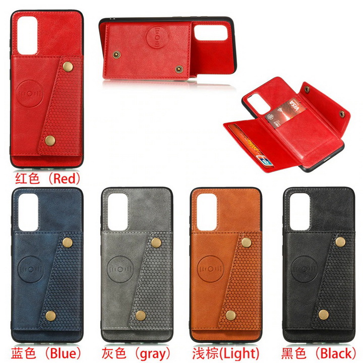 เคส Xiaomi Mi 10T Pro #เคสแบบฝาหลัง TPU เคลือบหนัง PU มีที่เก็บบัตร PU Leather Coated TPU Card Holder Magnetic Kickstand