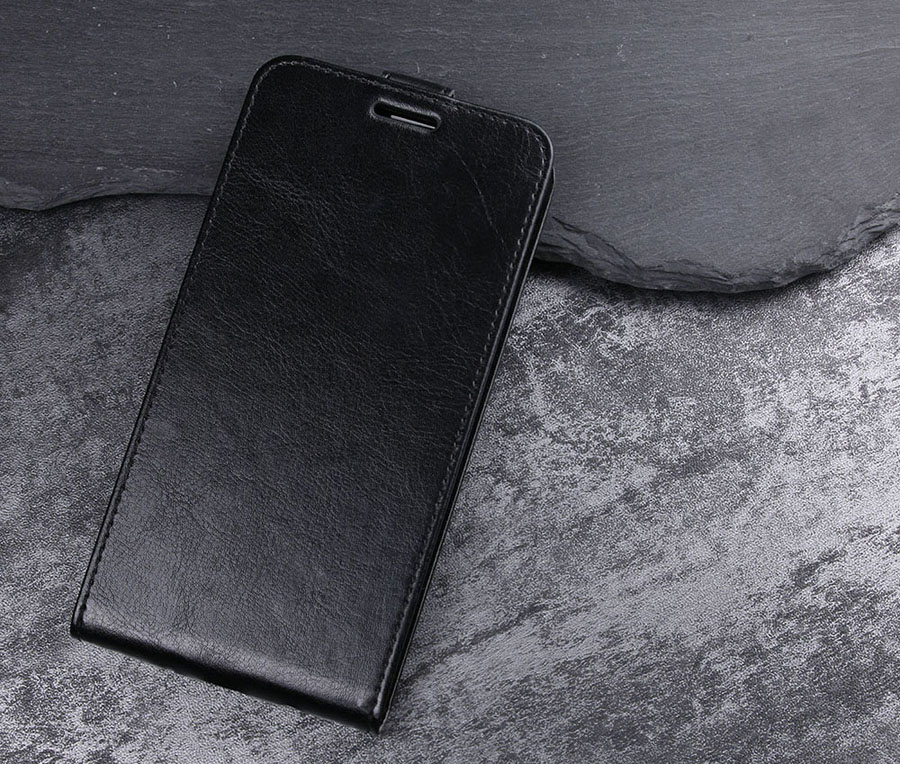 เคส Huawei P20 Pro #เคสฝาพับหนัง PU Crazy Horse แนวตั้ง พร้อมช่องเสียบการ์ด