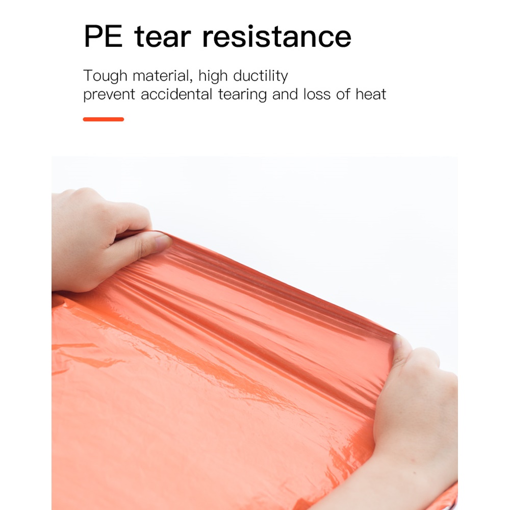 ผ้าห่มฉุกเฉิน Emergency Blanket อุปกรณ์ช่วยชีวิตและเพิ่มความอบอุ่นให้ร่างกาย (J1)