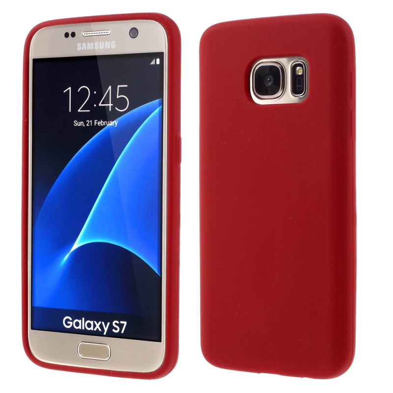 เคส Samsung Galaxy S7 G930 ซิลิโคนสีทึบ สีสันสวยงาม คุณภาพดี
