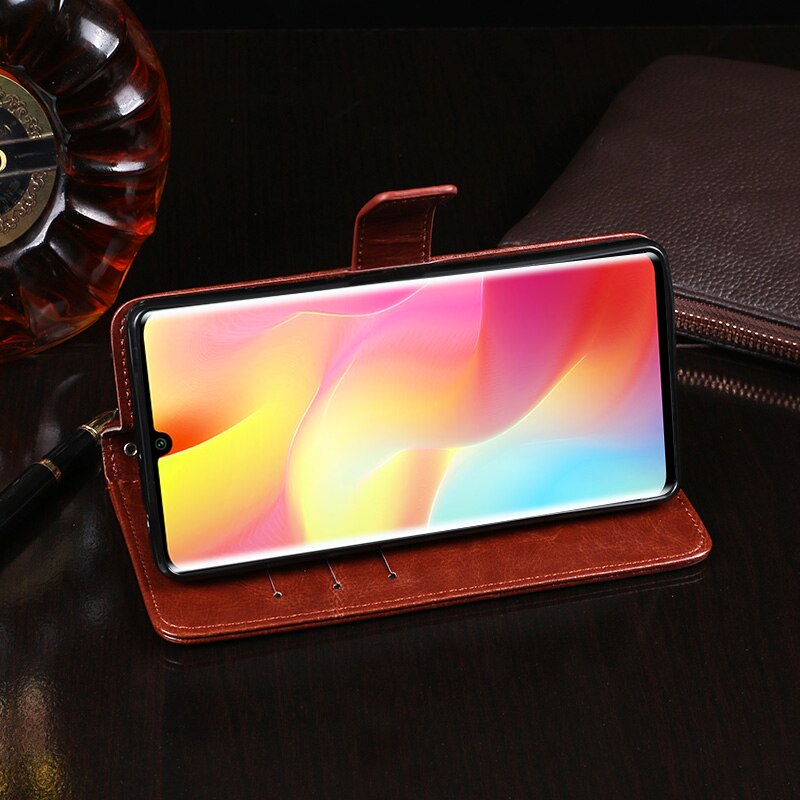 Case Xiaomi Mi Note 10 Lite #เคสฝาพับแบบกระเป๋าสตางค์หนัง PU ผิวหนังม้า Crazy Horse