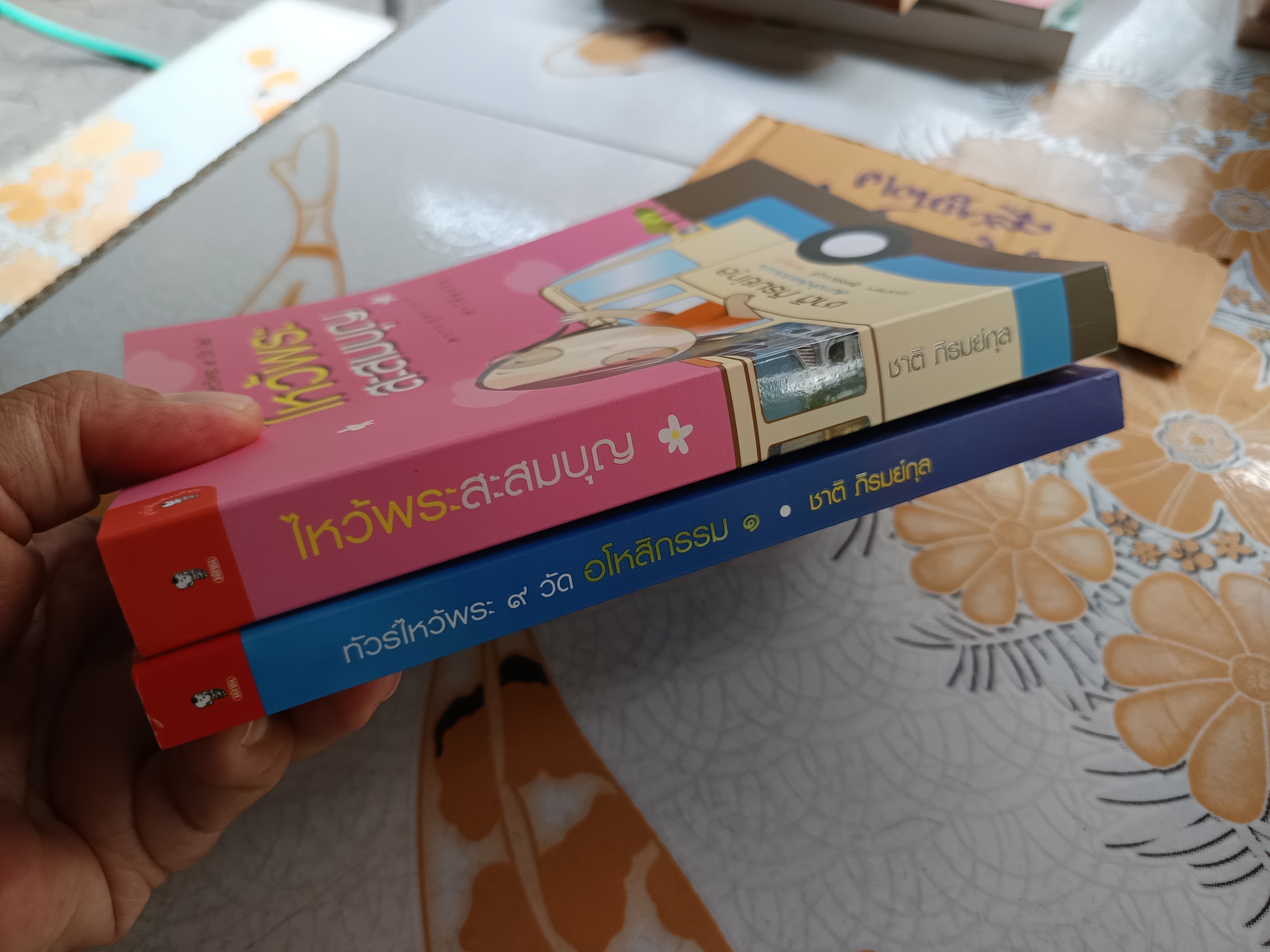 ทัวร์ไหว้พระ 9 วัด (เล่ม 1+2) อโหสิกรรม + ไหว้พระสะสมบุญ ...ความสุขง่าย ๆ ทำได้ทุกวัน โดย ชาติ ภิรมย์กุล