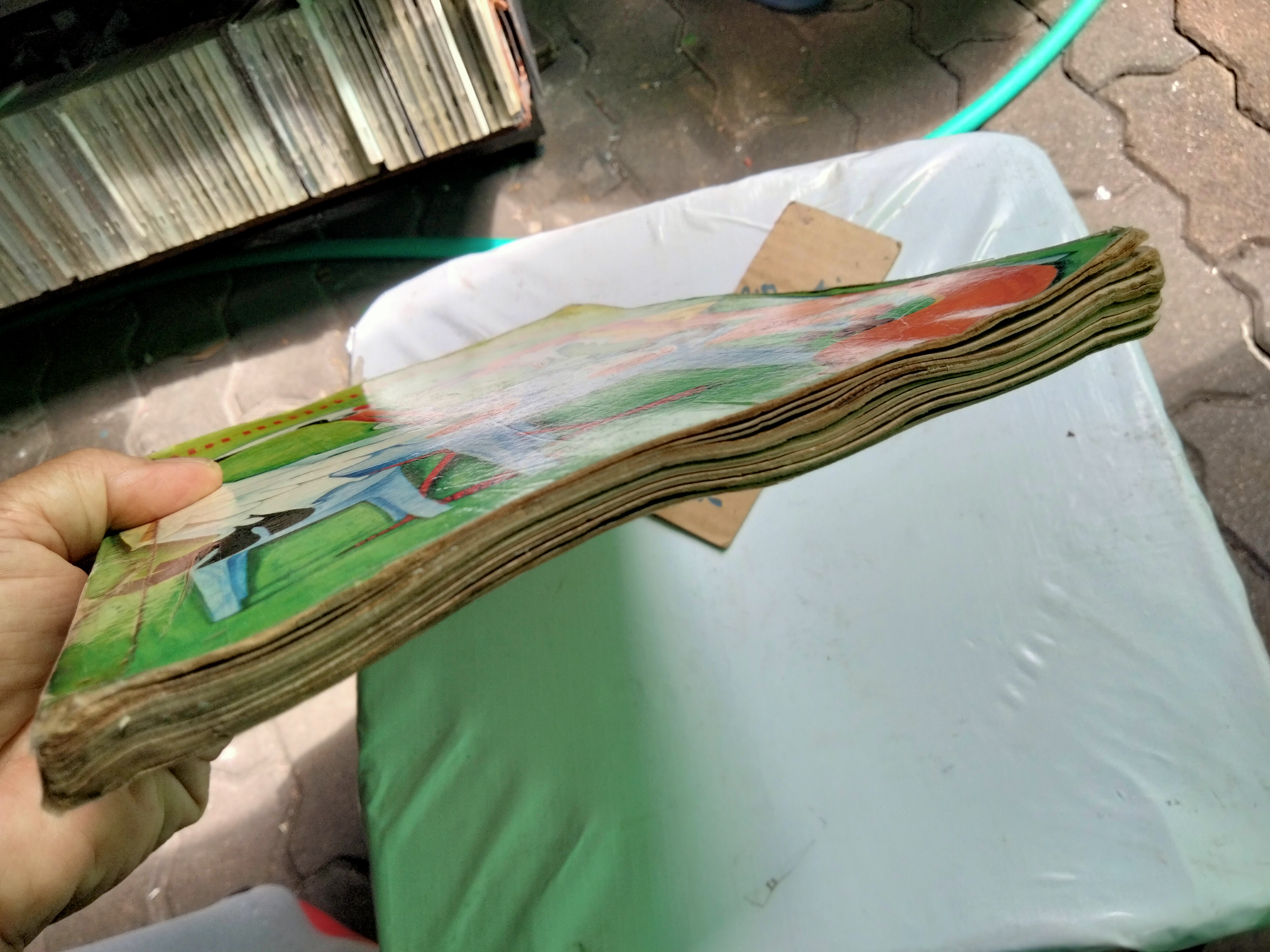 นิทานอีสปหกเรื่องเอก - นิทานกระดาษแข็ง ท.ว.พ. *** สภาพอ่าน