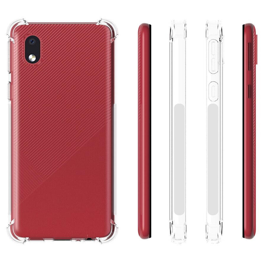Case Samsung Galaxy A01 Core #เคสฝาหลังนิม่สีใสมุมกันกระแทก Crystal Clear Anti-slip Anti-Scratch Shockproof Durable Flexible TPU soft Case