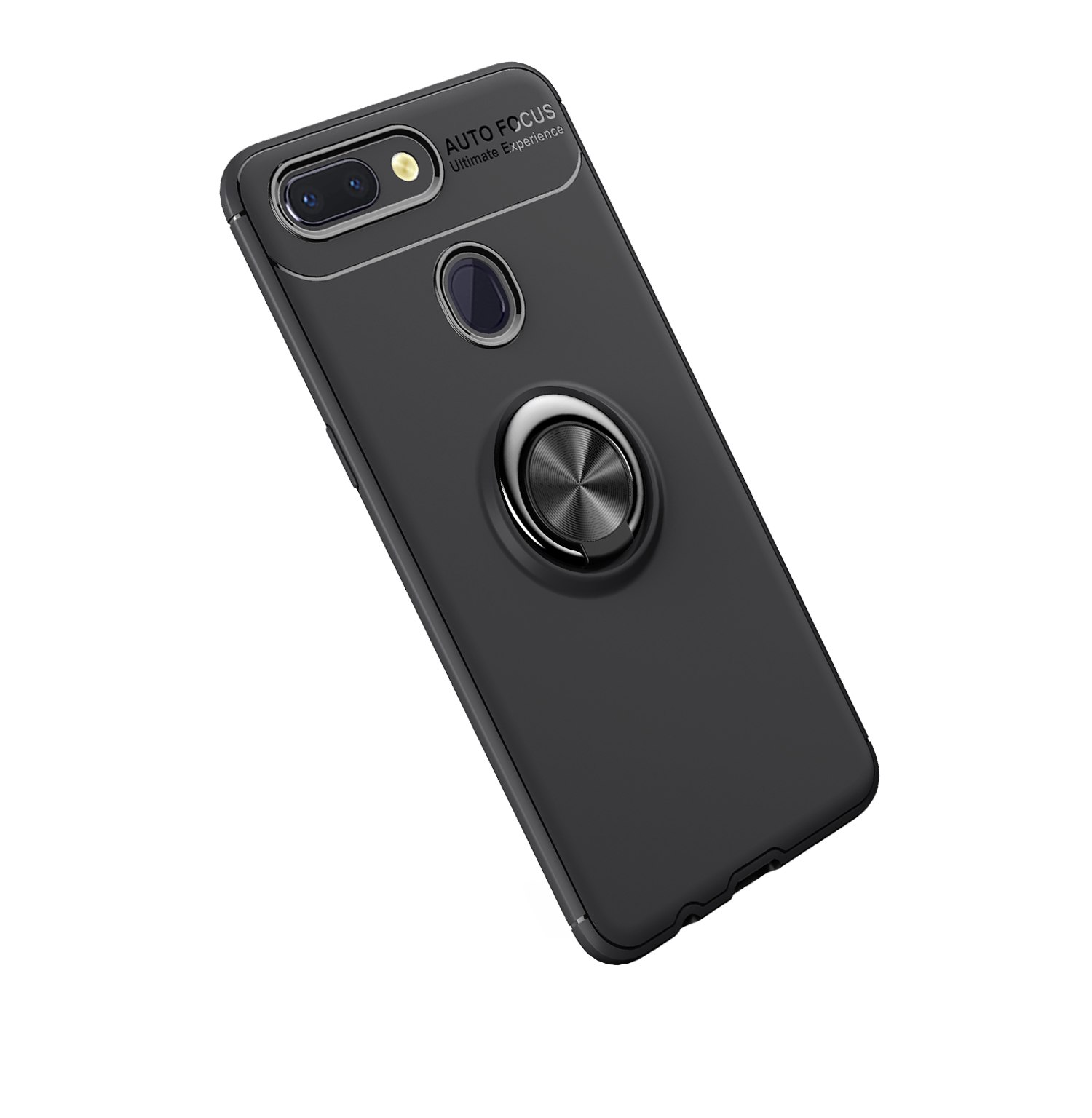 Case Xiaomi Mi 8 Lite TPU #เคสฝาหลังมีแหวนสวมนิ้ว Finger Ring Kickstand (Built-in แผ่นโลหะ)