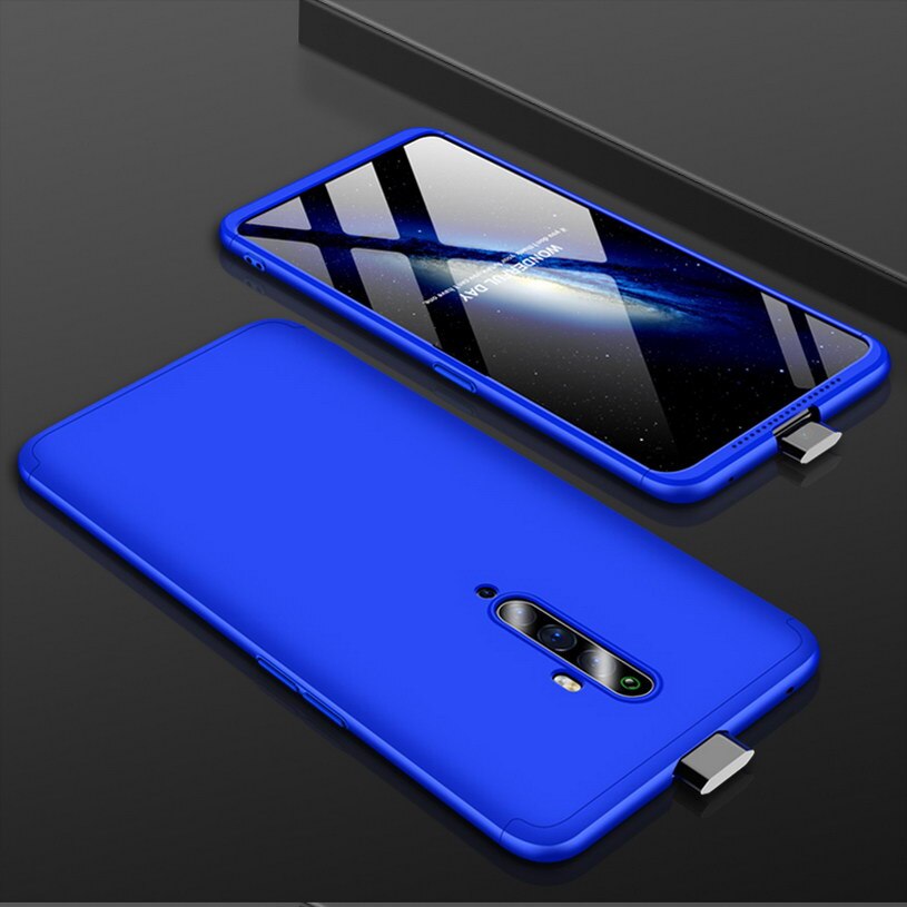 เคส OPPO Reno 2F #เคสฝาหลังพลาสติกแข็ง Detachable All-wrapped Matte แยกชิ้นได้