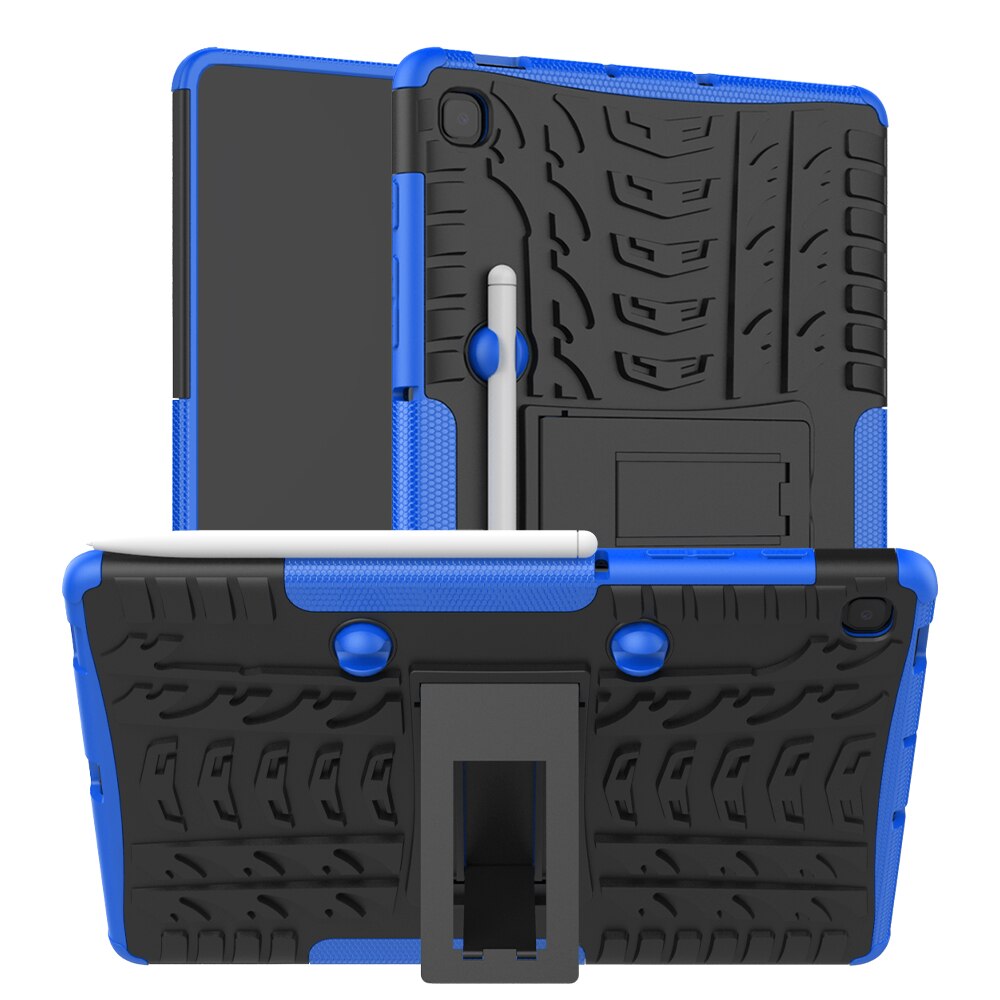 เคส Samsung Galaxy Tab S6 Lite 10.4 SM-P610 SM-P615 SM-P617 Kickstand PC + TPU Hybrid เคสฝาหลังกันกระแทก