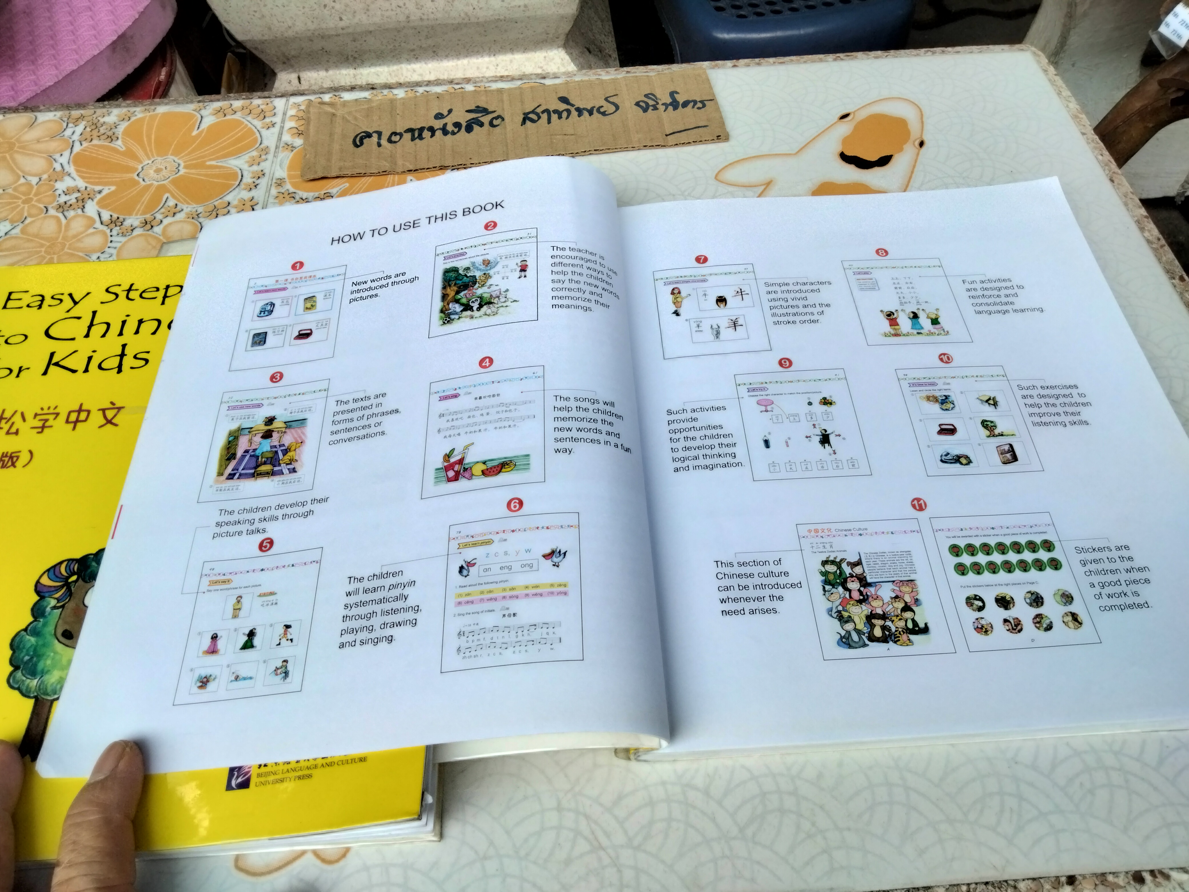 Easy Steps to Chinese for Kids (3a+3b ) Textbook + CD ภาษา อังกฤษ-จีน โดย Yamin Ma , Xinying Li ..ขายรวม 2 เล่ม