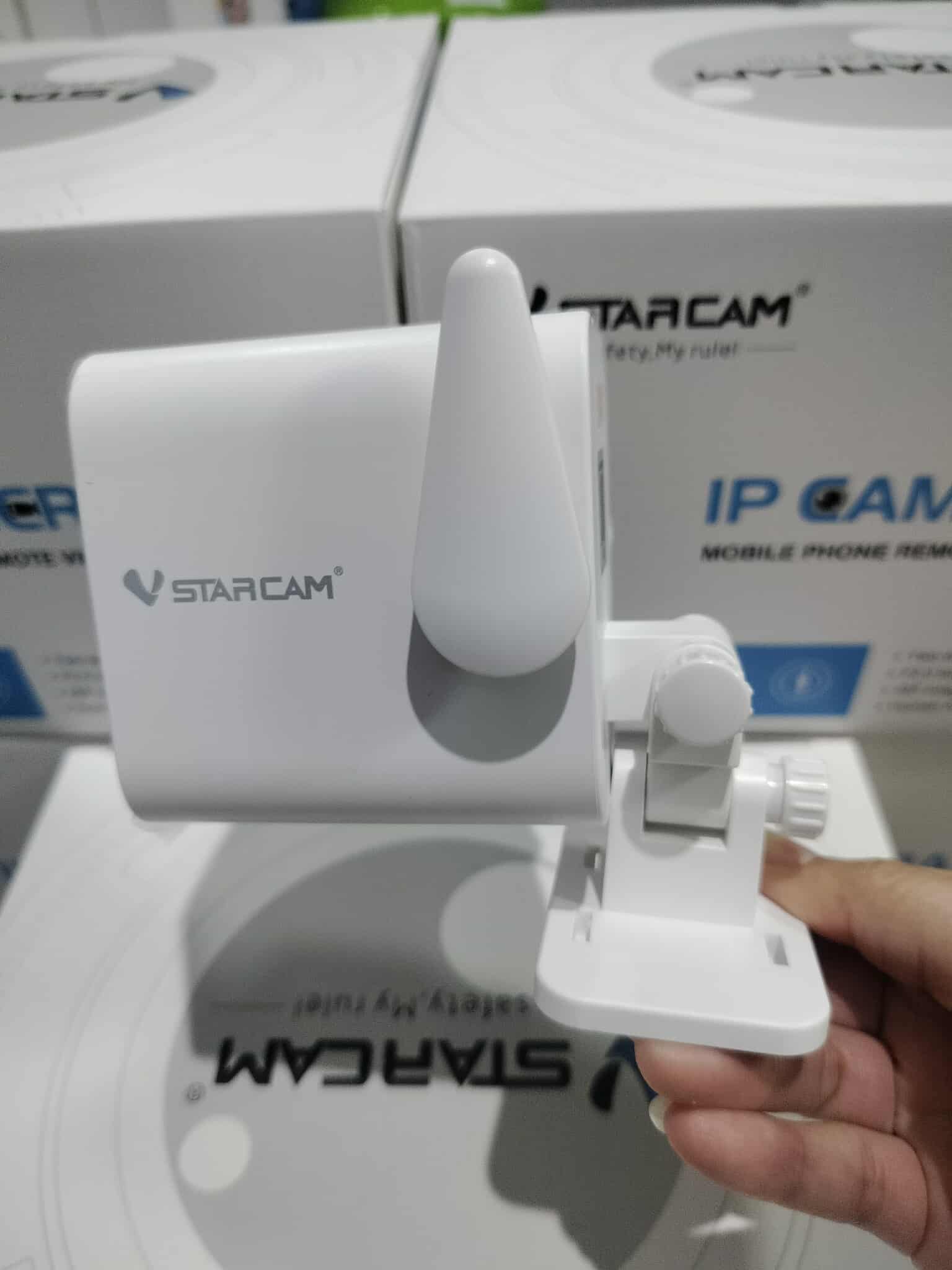 Vstarcam Vstarcam กล้องวงจรปิดภายนอก รุ่นCS5 คมชัด2ล้านพิกเซล ภาพคมชัดทั้งกลางวันกลางคืน มีWIFIในตัว ขาว