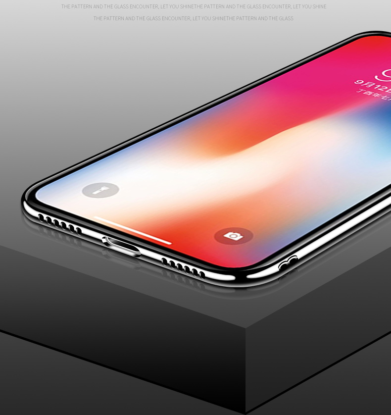 เคส Huawei nova 6 #เคสฝาหลังไฮบริดขอบเงา Electroplated TPU Soft Frame + Blue-ray Tempered Glass + PC