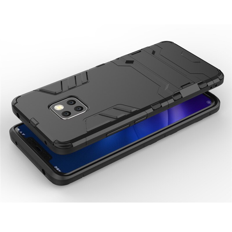 Case Huawei Mate 20 Pro #เคสฝาหลังพลาสติก ไฮบริด TPU + Kickstand (สินค้าพร้อมส่ง)