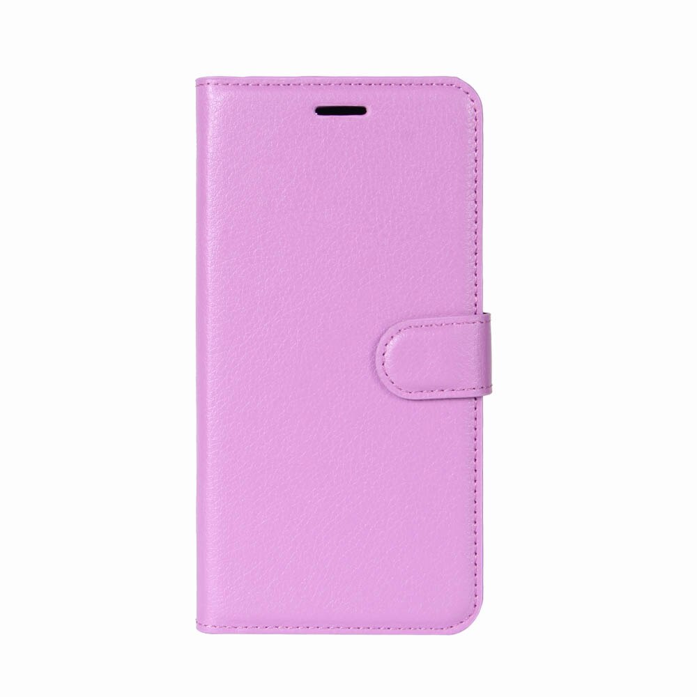 Case Samsung Galaxy Note 10 Lite #เคสฝาพับสไตล์กระเป๋าสตางค์หนัง PU ผิวลิ้นจี่