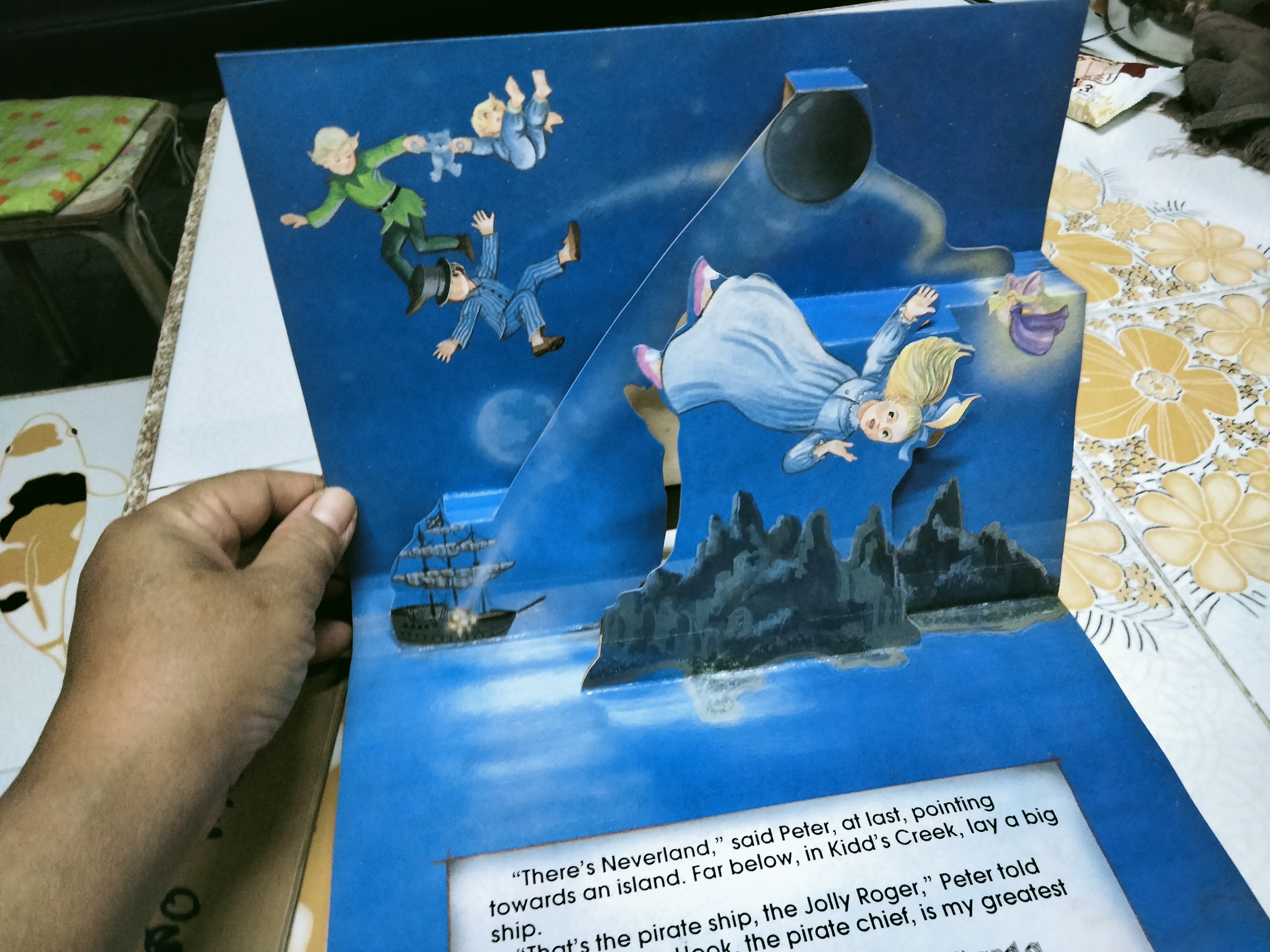 Peter Pan : POP-UP picture story หนังสือนิทาน Pop-Up ฉบับภาษาอังกฤษ