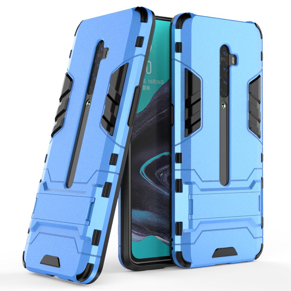 Case OPPO Reno 2F#เคสฝาหลังพลาสติก ไฮบริด TPU + Kickstand
