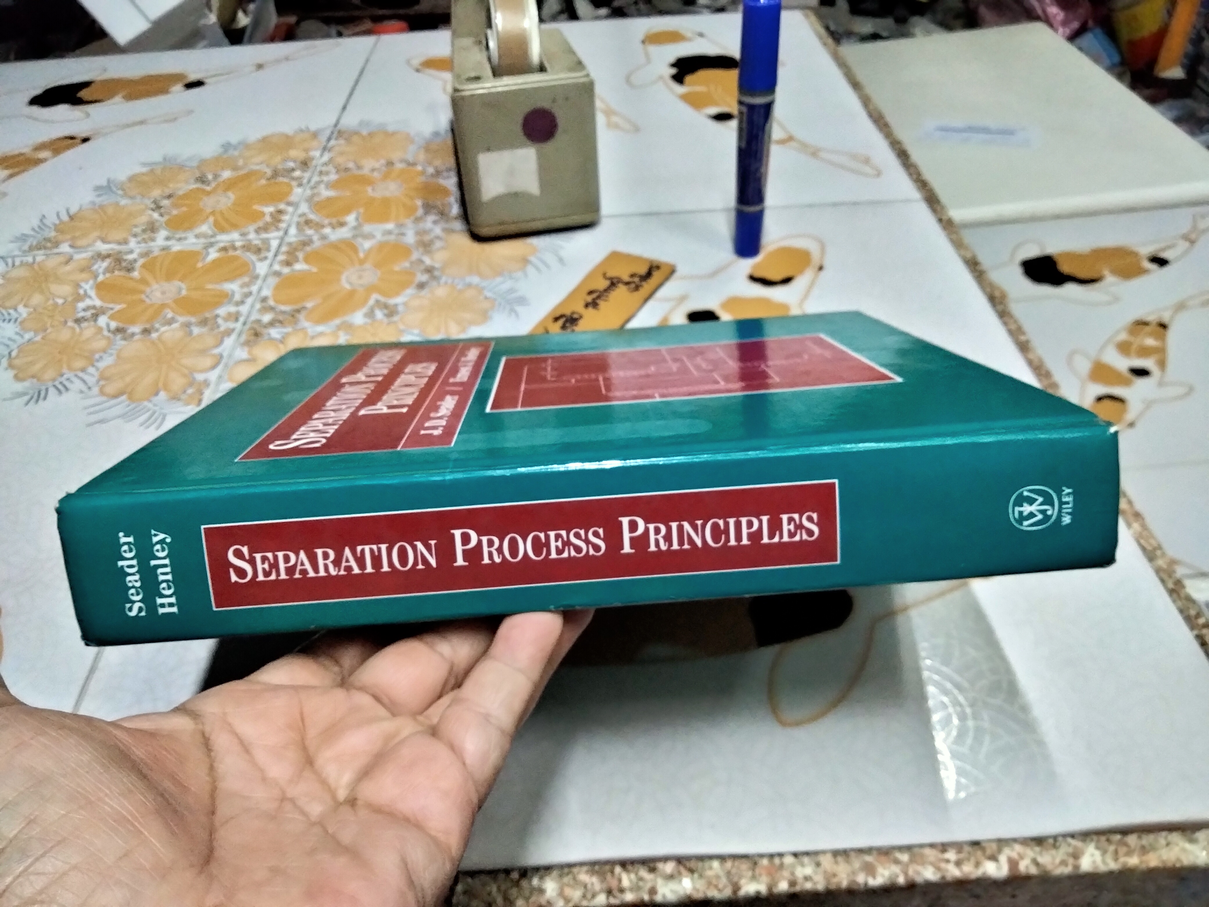 Separate Process Principles , J. D. Seader - Ernest J. Henley Wiley & Son ,1998 **สินค้าหมด**