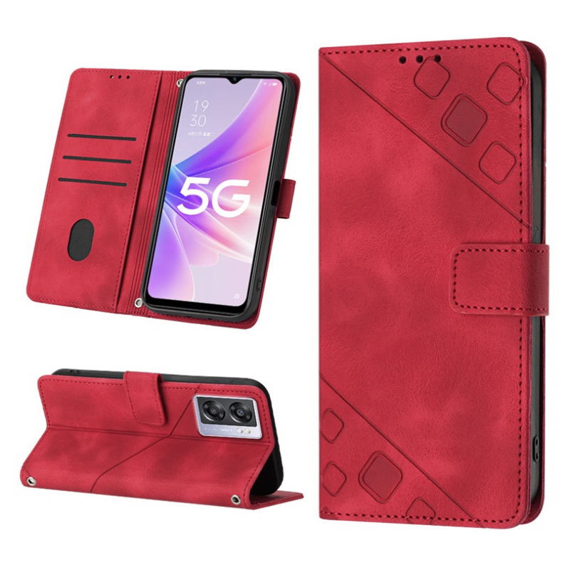 เคส OPPO A57 (2022) #เคสฝาพับหนัง PU แบบกระเป๋าสตางค์ Wallet Leather Flip Case (สินค้าตัวอย่างสินค้าจริงตรงตามรุ่น)