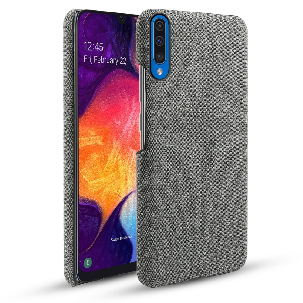 Case Samsung Galaxy A50 / A30s / A50s #เคสฝาหลังแข็งเคลือบผิวผ้า Cloth Skin PC Mobile Hard Phone Case Cover