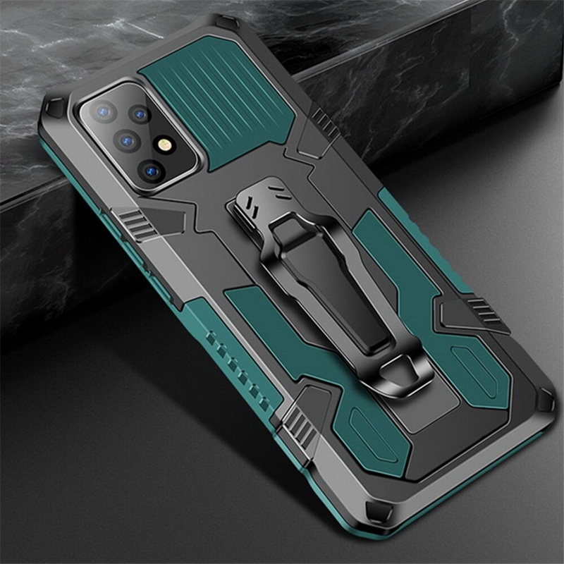 เคส Samsung Galaxy A53 5G #เคสฝาหลังกันกระแทกมีคลิบหนีบ ไฮบริด พลาสติก+TPU Heavy Duty Rugged Hybrid