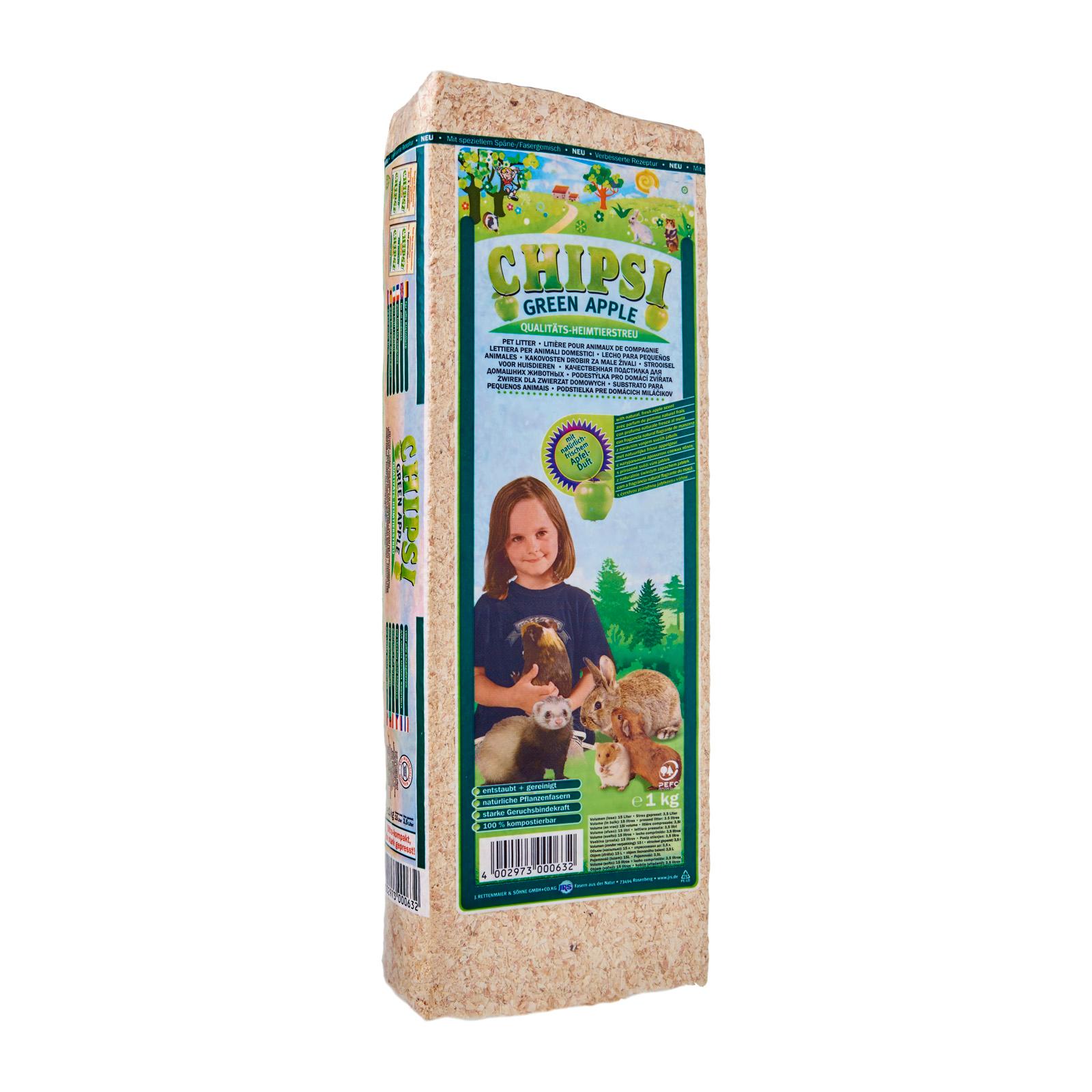 Chipsi Classic ขี้เลื่อยรองกรง กลิ่น Apple 1kg