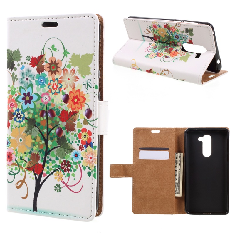 Case Huawei GR5 2017 เคสฝาพับสไตล์กระเป๋าสตางค์ลวดลายสวยงาม