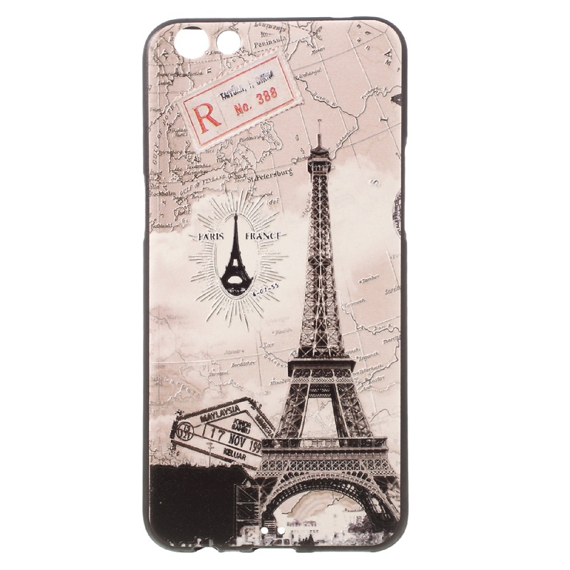 Case Oppo R9s เคสฝาหลังนิ่ม TPU พิมพ์รูปแบบลายนูน 3 มิติ Patterned TPU Cover Embossment Case