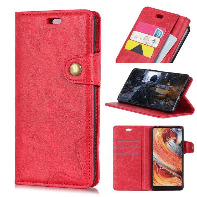 Case Asus Zenfone Max (M2) ZB633KL #เคสฝาพับหนัง PU ผิวหนังม้า S-shape Crazy Horse Texture Wallet Leather