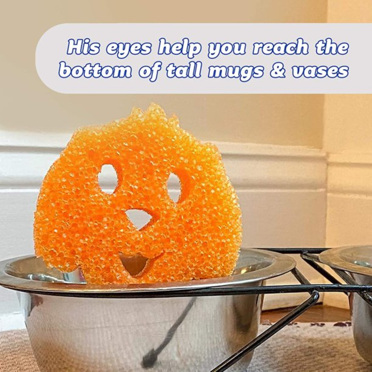 Scrub Daddy® Special Edition FlexTexture Scrubber ฟองน้ำอเนกประสงค์ Orange dog design
