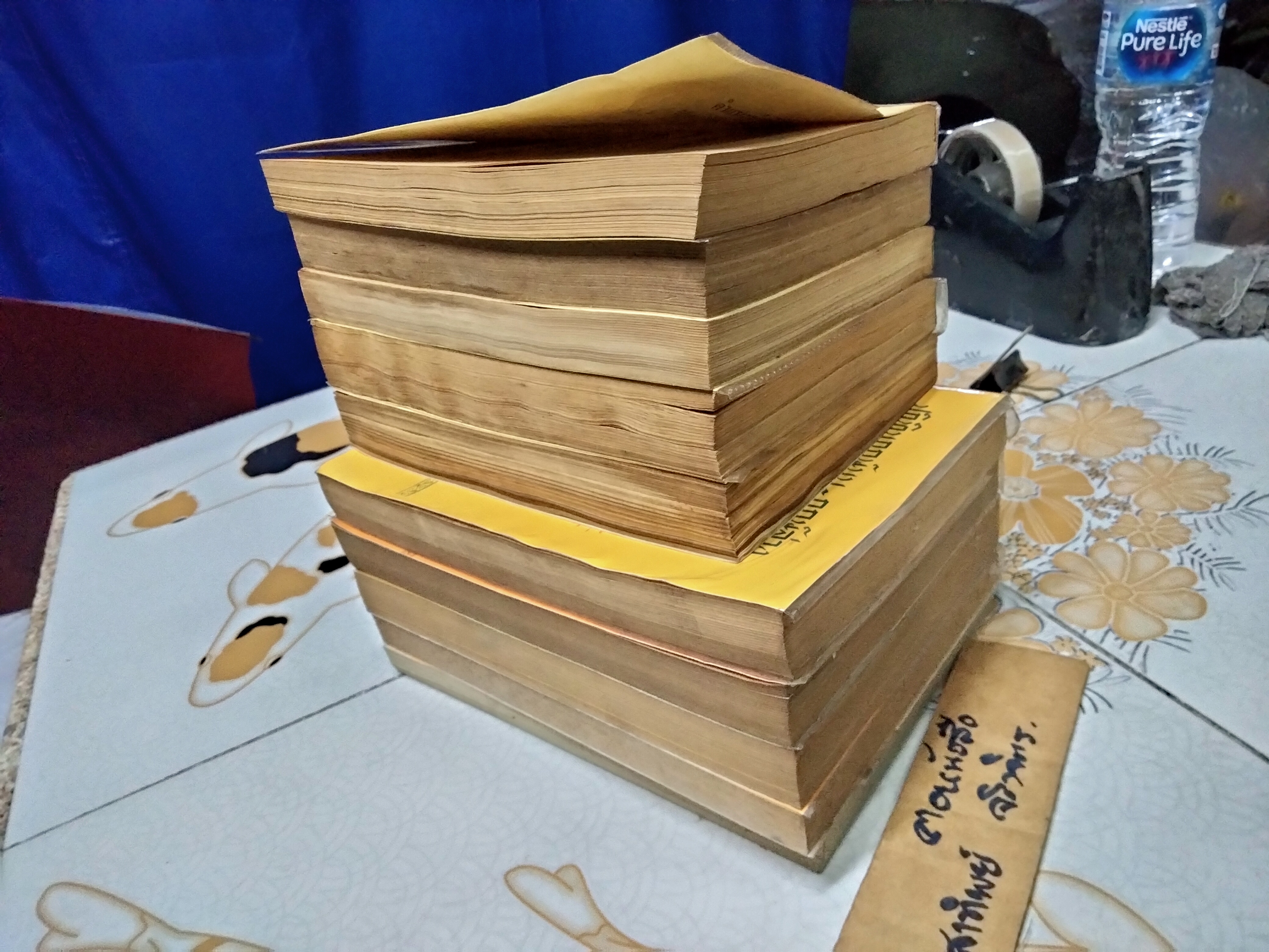 หนังสือปฎิทินฤกษ์บน-ฤกษ์ล่าง (ฉบับเก่าๆ) คำนวณโดย จำรัส ศิริ (ขายรวม 10 เล่ม)