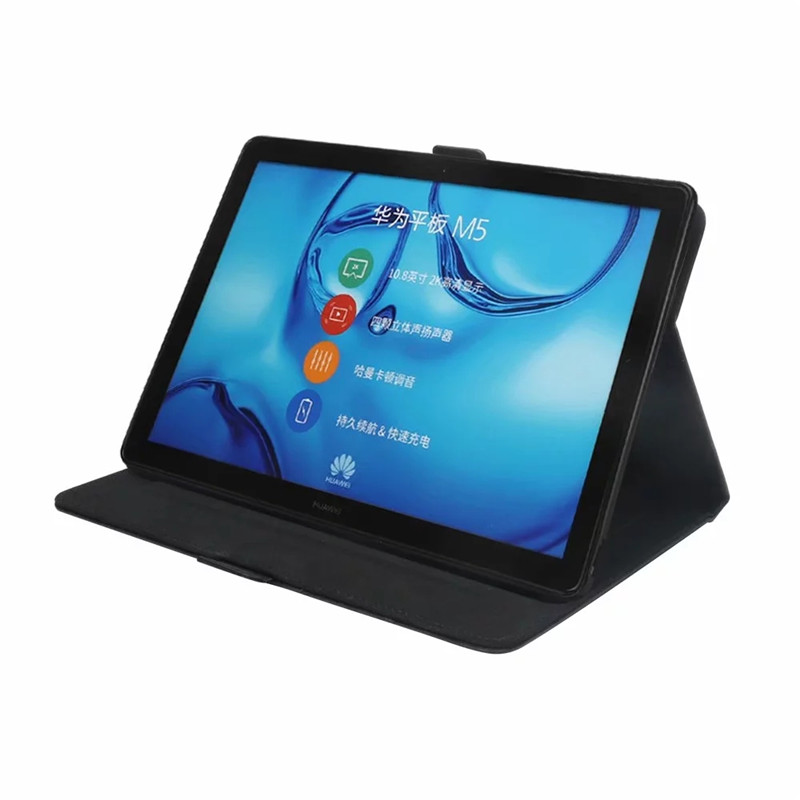 เคส Huawei Mediapad M5 Pro 10.8 นิ้ว #เคสแบบฝาพับหนัง PU ช่องเสียบการ์ดภายนอกและภายใน Flip Card Slots Stand Leather